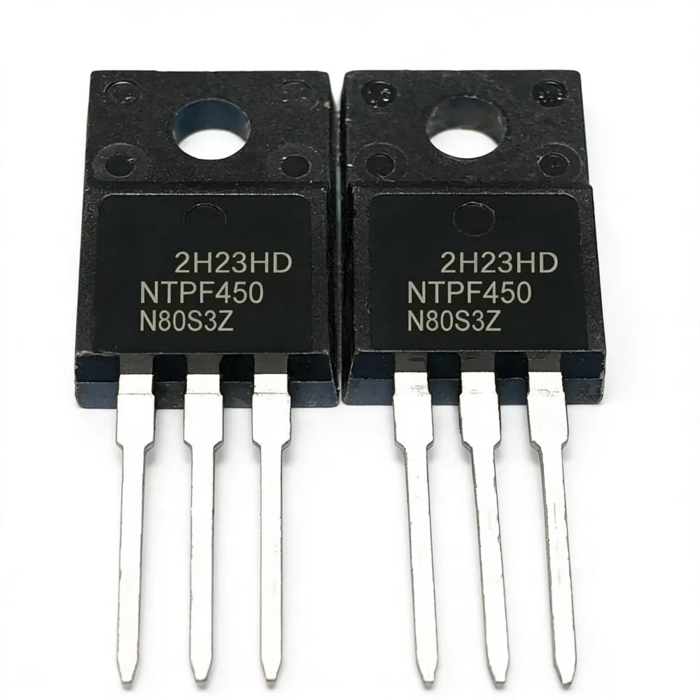 5PCS T410L NTPF450N80S3Z XL2576S-5.0E1 T6N65 2N0612 IRGB20B60PD