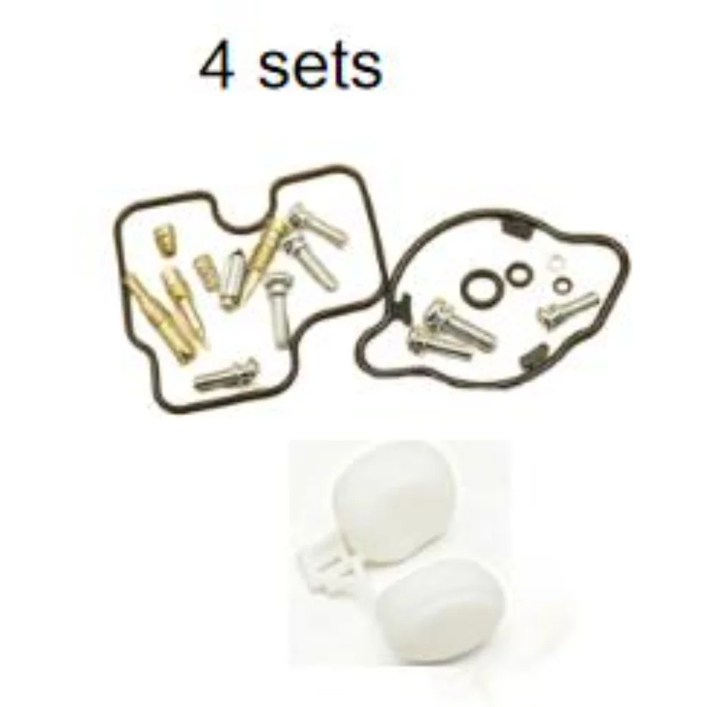 

CBR900RR 1992-1995 Carburetor Repair Assembly 4 Piece Kit for Carb Maintenance Diaphragm Float Needle and Valve Seat Replacement