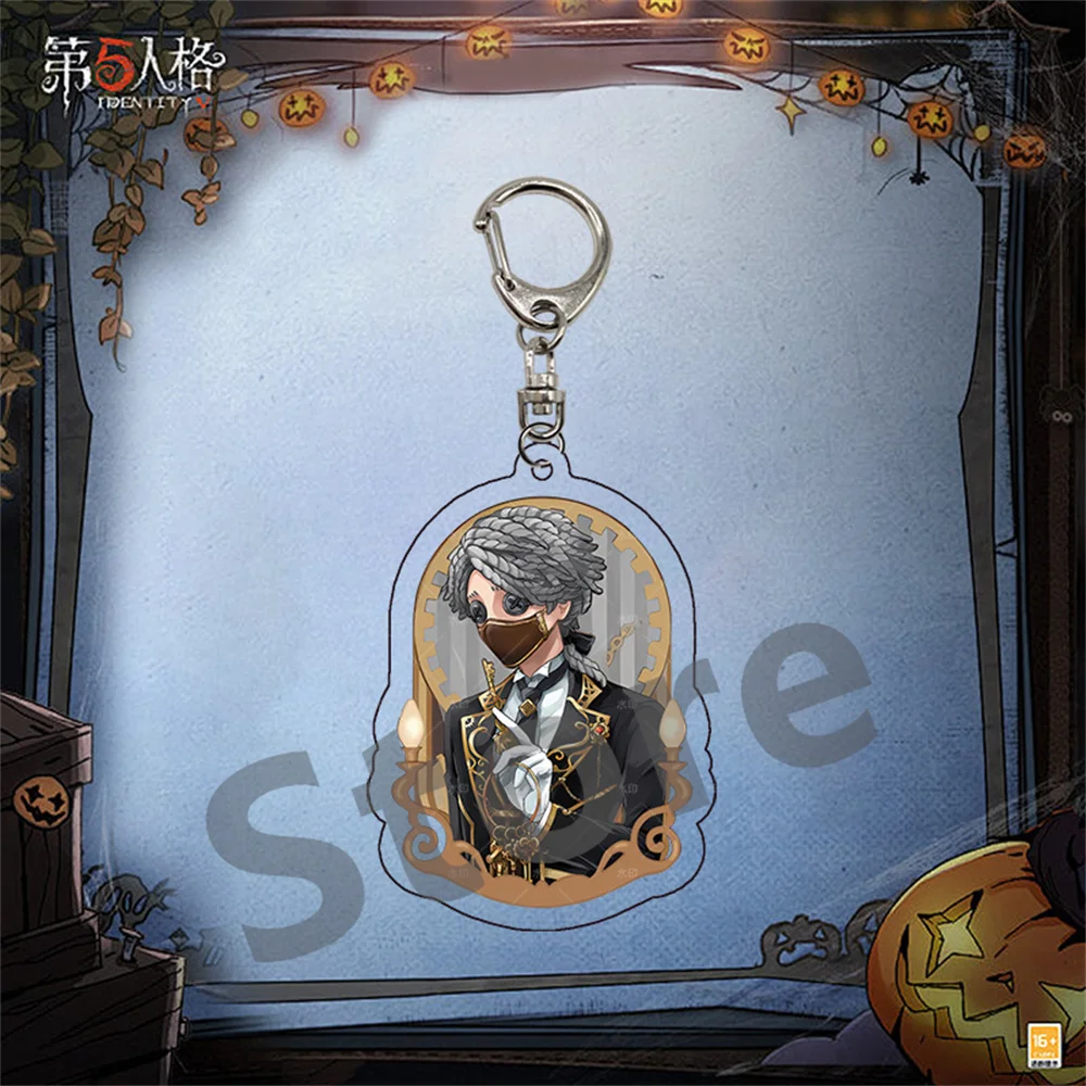 Cute Game IdentityV Acrylic Figures Key Chain Fifth Personality Mechanic Gardener Character Keychain Gift 6cm