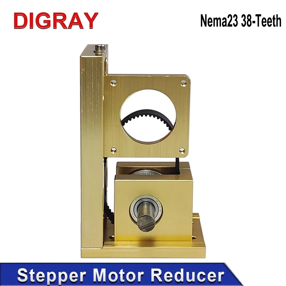 DIGRAY Stepper Motor Reducer Nema23 38 Tooth Y-Axis Motor Mount for CO2 Laser Cutting and Engraving Machines.