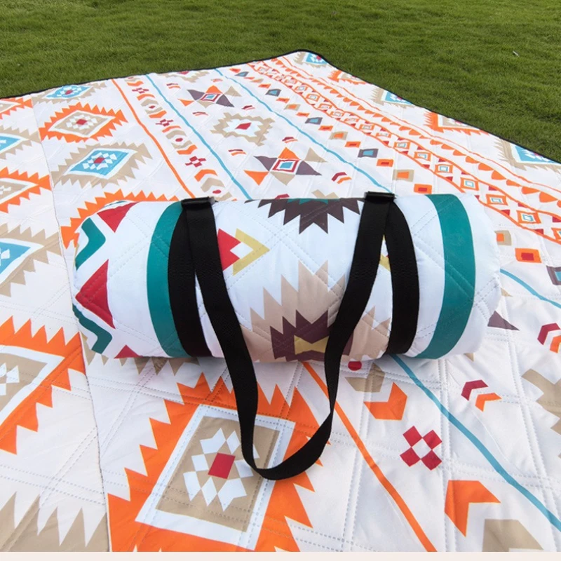 Waterproof Outdoor Picnic Mat series picnic mat moisture-proof mat outdoor camping aluminum bottom Folding Grassland Pad Carpet