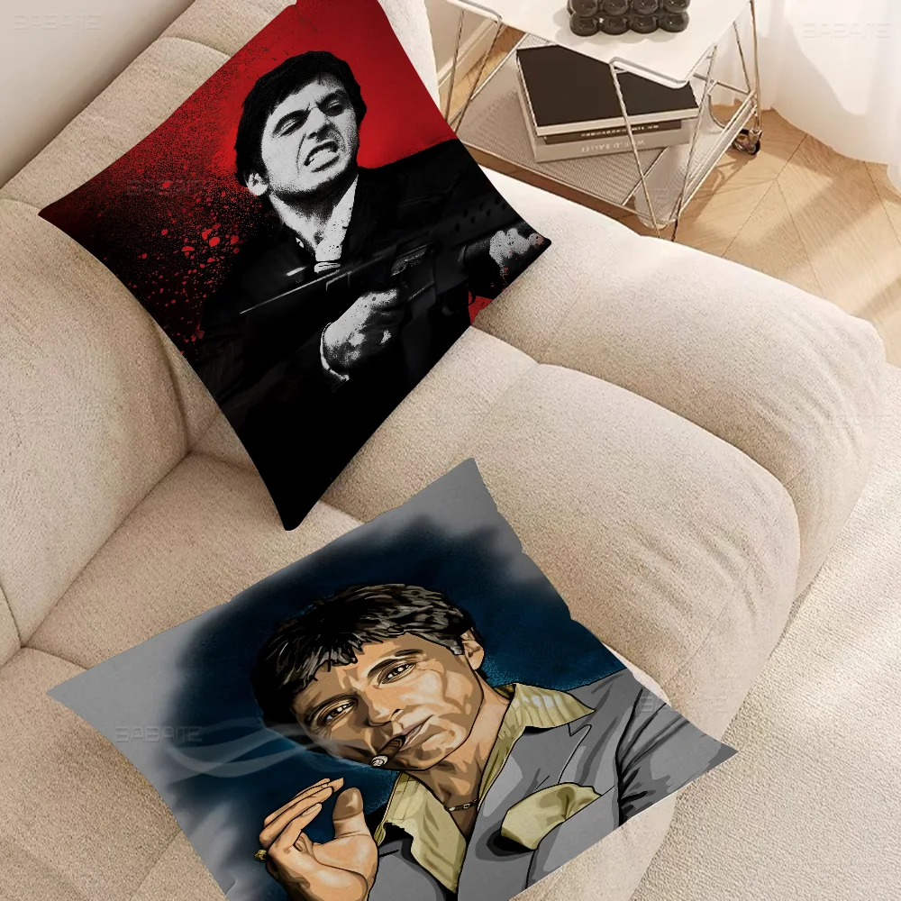 Scarface Pillow Cover Design Cushion Cover Decor Holiday Decorati