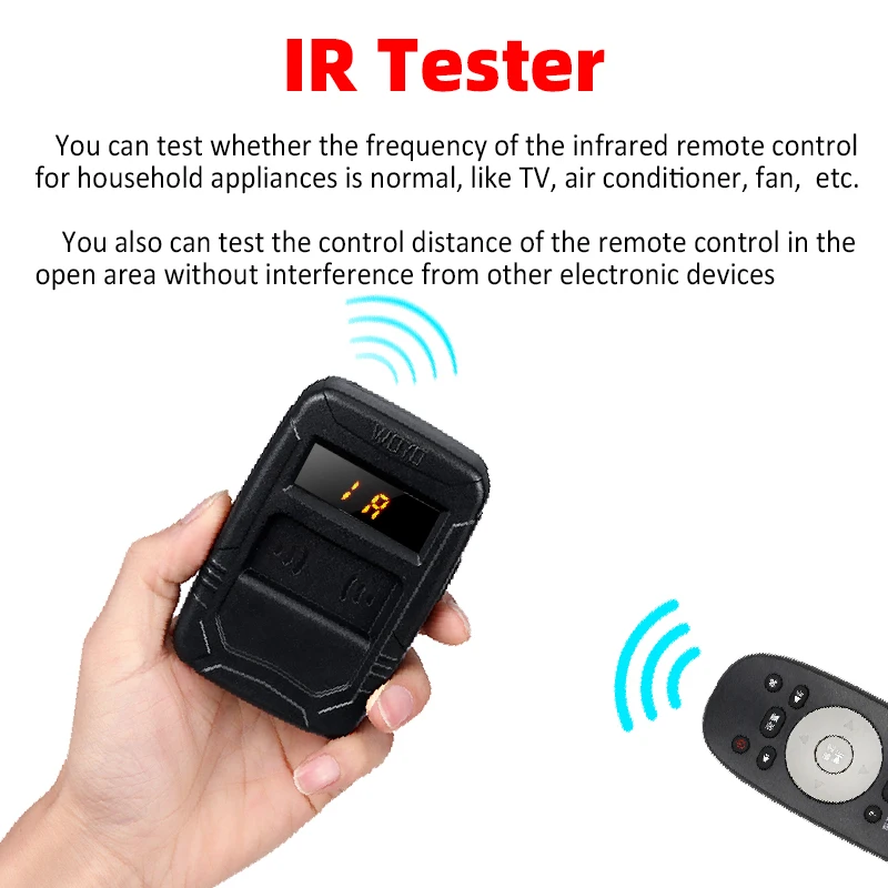 WOYO 10-1000MHZ Digital Frequency Counter Car Key 315, 434 Frequency Tester Door Remote Frequency Meter Remote Control Copier