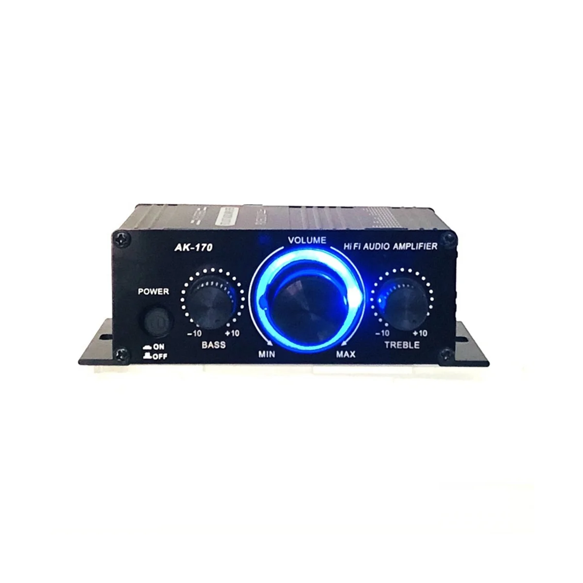 Amplificador de Áudio, Mini HiFi, Rádio FM, Ak170, 400W