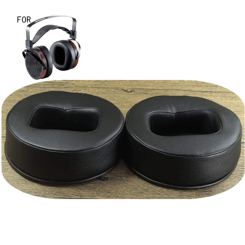 Angled Protein Leather 105MM Ear Pads For Monolith M1060 Headphones Earpads Headset Replacement Professional Ear Cushion Black