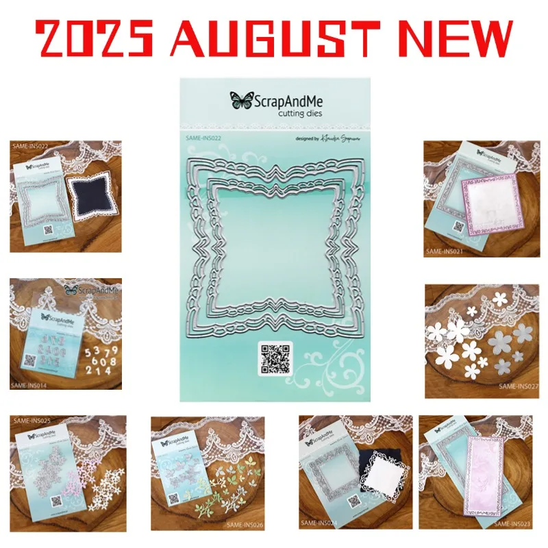 Jasmine Floral Cutting Dies Scrapbook Diary Decoration Stencil Embossing Template DIY Greeting Card Handmade 2025 Chinese Rose