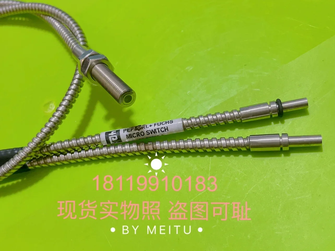 2026 Photo Of One Physical Item Of Beijiafu P+F Metal Tube Fiber Optic Sensor FE-BTS6S-3-C In Stock