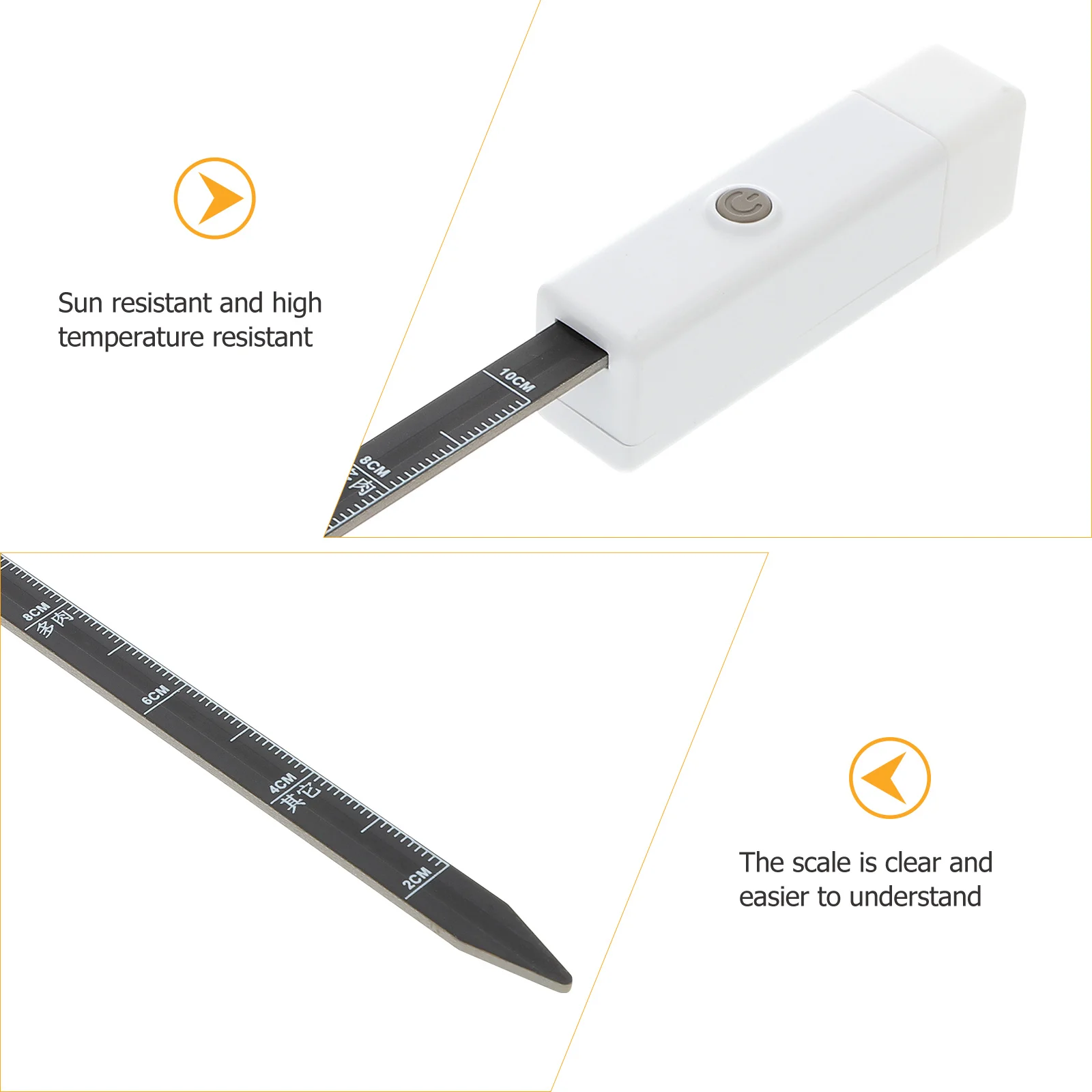 

1Pcs Soil Moisture Tester Portable High Accuracy Hygrometer Instant Reading Gardening Soil Meter Plant Moisture Sensor Tool