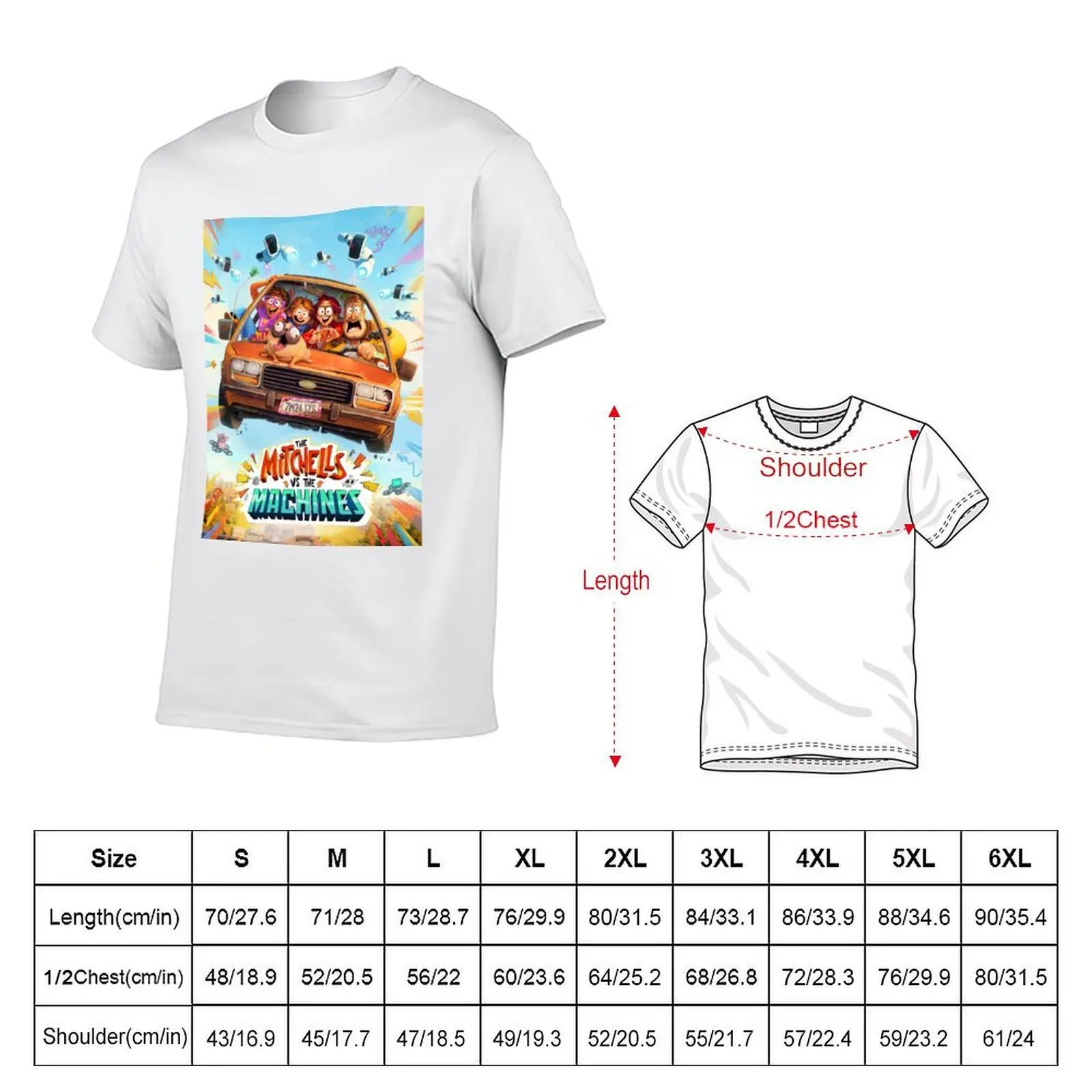 The Mitchells vs the Machines T-Shirt man t shirts for men t shirt for man 100 percent cotton g man t shirts for men T-shirt
