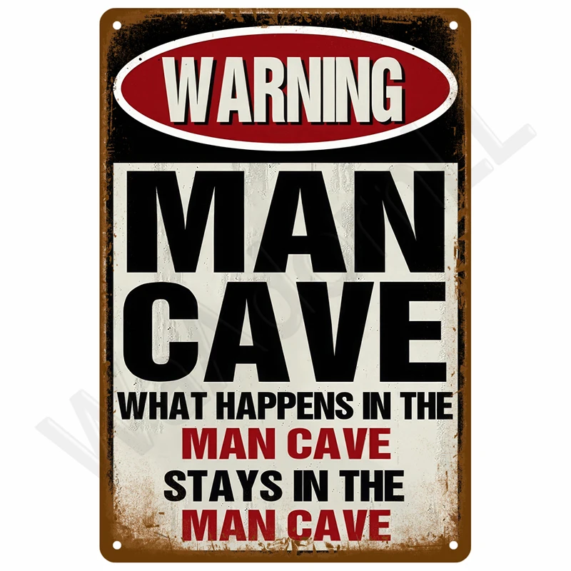 Bedroom Metal Signs Retro Metal Plate Posters Wall Art Mural Vintage Room Decoration Home Decor Items Tin Signs Aesthetic Men