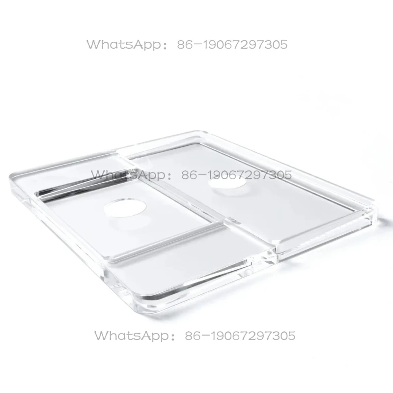 

Wrist Rest for 2/3 Keyboard with Touch Numeric Acrylic Stand Station Transparent Crystal Pad Bracket