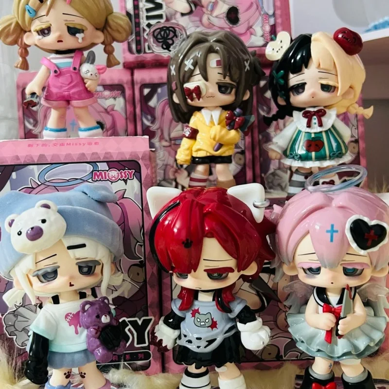

Hot Genuine Missy Sweet Mourning Lolita Series Blind Box Action Figure Toy Desk Decor Toy Surprise Gift Toy Kawaii Anime Figures