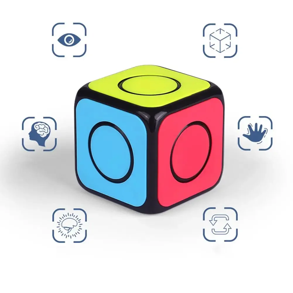 Qiyi 1X1 Magic Speed Cube Easy Draaien Glad Spelen Delicate Puzzel Kubus Speelgoed Voor Kids