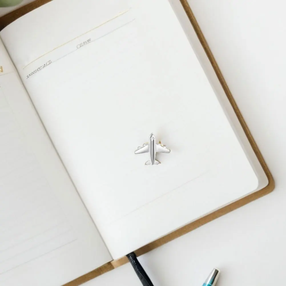 48 個クリエイティブ飛行機プッシュピン装飾画鋲金属コルクボードオフィスホームデコレーション画鋲かわいいオフィス学校装飾