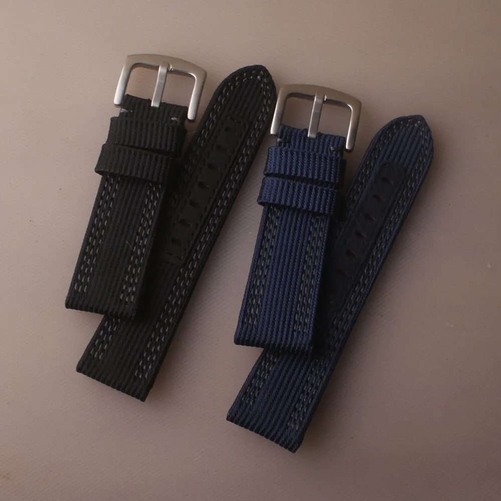 High Quality Watchband For PAM441 PAM111 PAM00984 PAM00985 wristband Canvas strap 22mm 24mm 26mm Light soft bracelet accessories