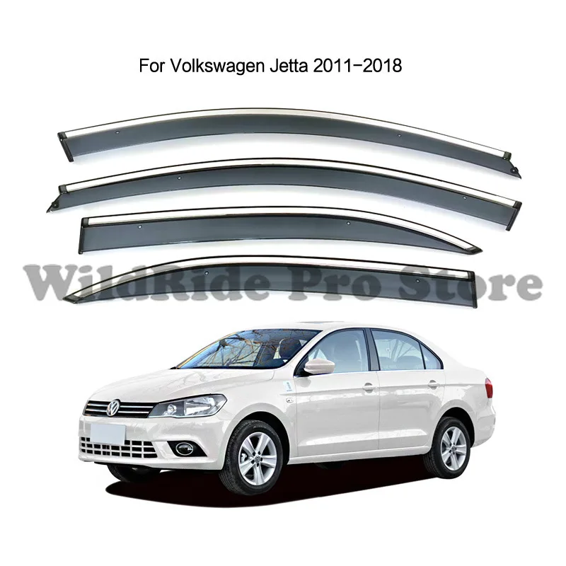

1 set Universal Volkswagen New Jetta Rain Visor Window Deflector for Volkswagen Jetta 2011 2018 Car Door Rain Guard