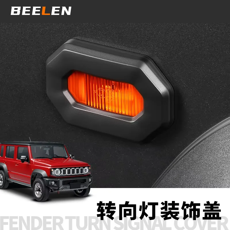 

Car Fender Turn Signal Exterior Light Covers Sticker for Suzuki Jimny JB64 JB74 2019 2020 2021-2025 External Accessories