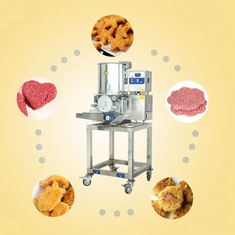 304 SS آلة تشكيل فطيرة اللحم برغر باتي تشكيل معدات برجر هامبورغ