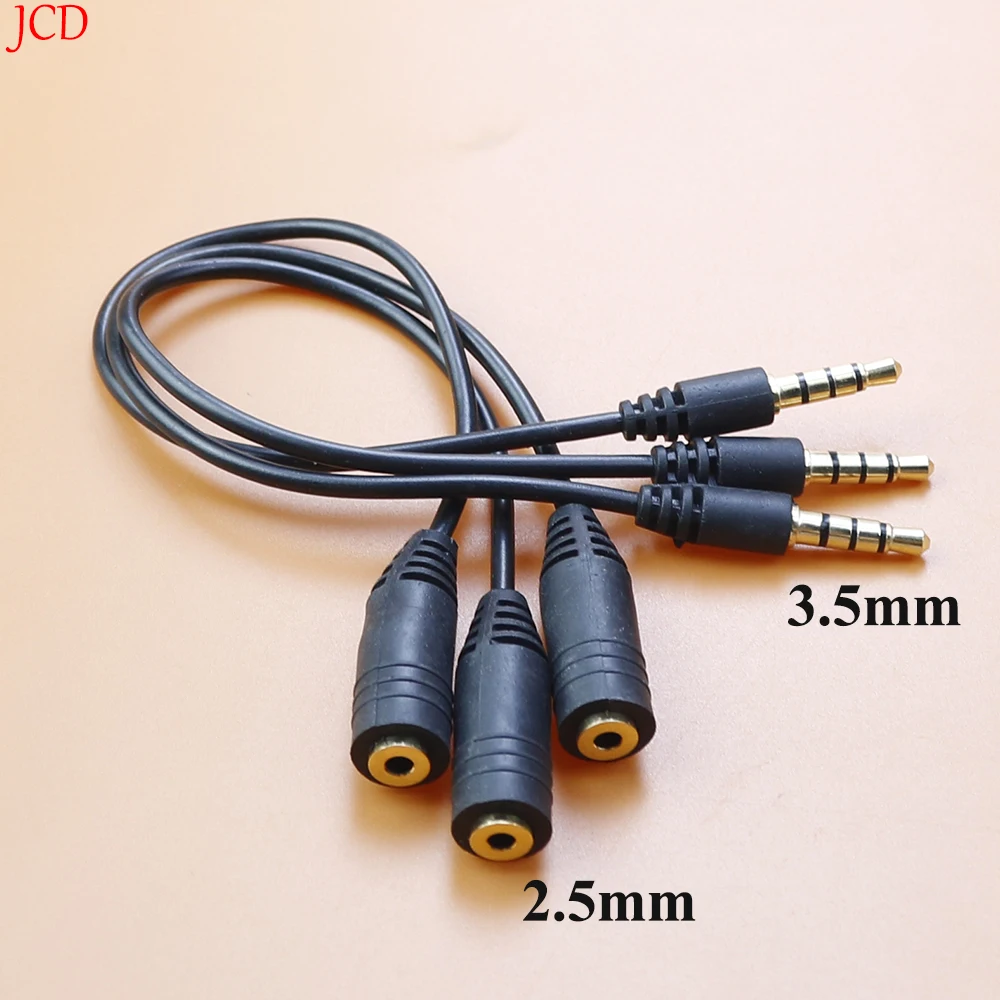 1PCS Earphone Converter Brand New 3.5mm Male to 2.5mm Female Aux Adapter 3.5 mm Jack