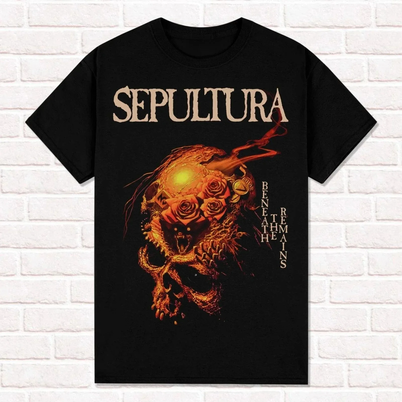 Men Women Oversized T-shirt Sepultura Tee Beneath The Remains 1989 Thrash Death Metal Groove Metal Streetwear Casual Clothing