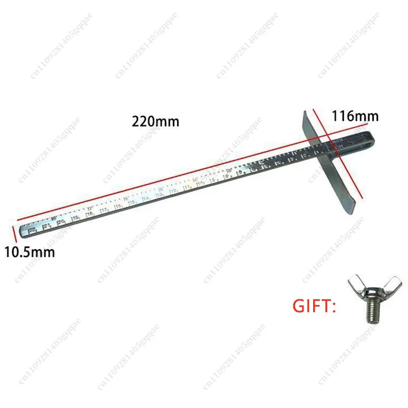5835 Lithium Electric Circular Saw Ruler Electric Circular Saw Guide Ruler 7 Inch Electric Circular Saw Depth Ruler Accessories