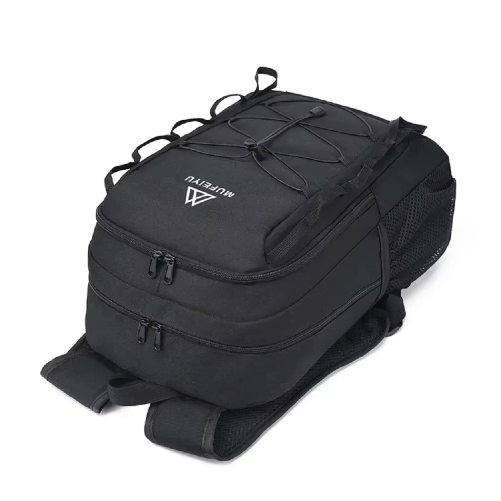 حقيبة ظهر مقاومة للماء ذات لون نقي وسعة كبيرة، حقيبة سفر عصرية بسيطة لتسلق الجبال في الهواء الطلق، حقيبة رياضية لركوب الدراجات