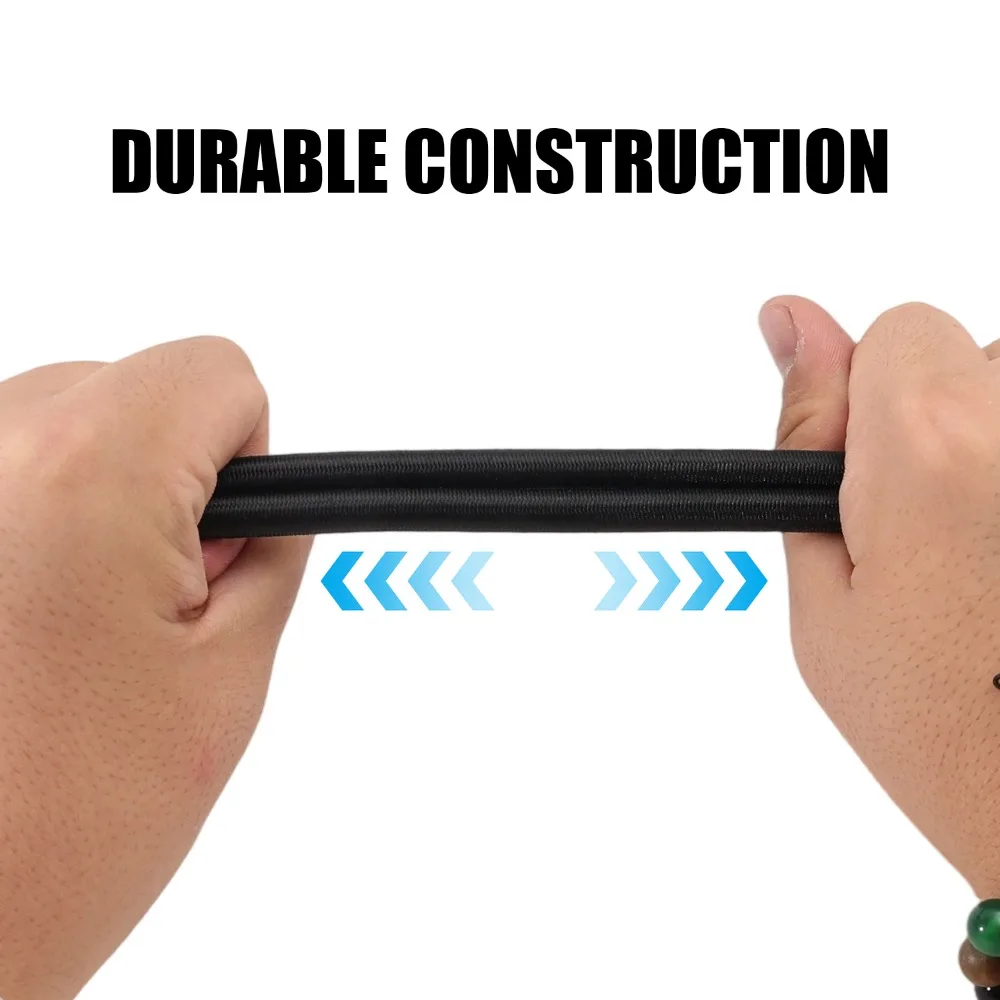 8 مللي متر التعبئة الحبال في الهواء الطلق مطاطا بنجي الحبال مع السنانير الحمراء تمتد خفيفة الوزن للدراجات سيارة الأمتعة حامل سقفي حزام 120 سنتيمتر