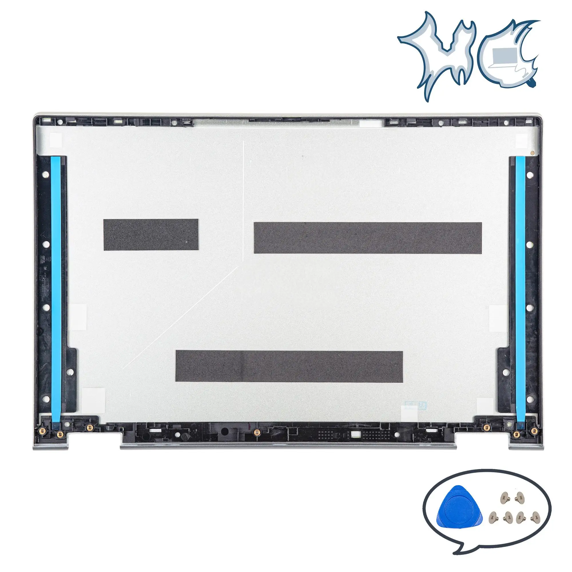Laptop Cover For Ideapad Flex 5-14IIL05 14ITL05 C550-14 5-14ALC05 Screen Back Cover Hinge cover Silver/Gray Replace