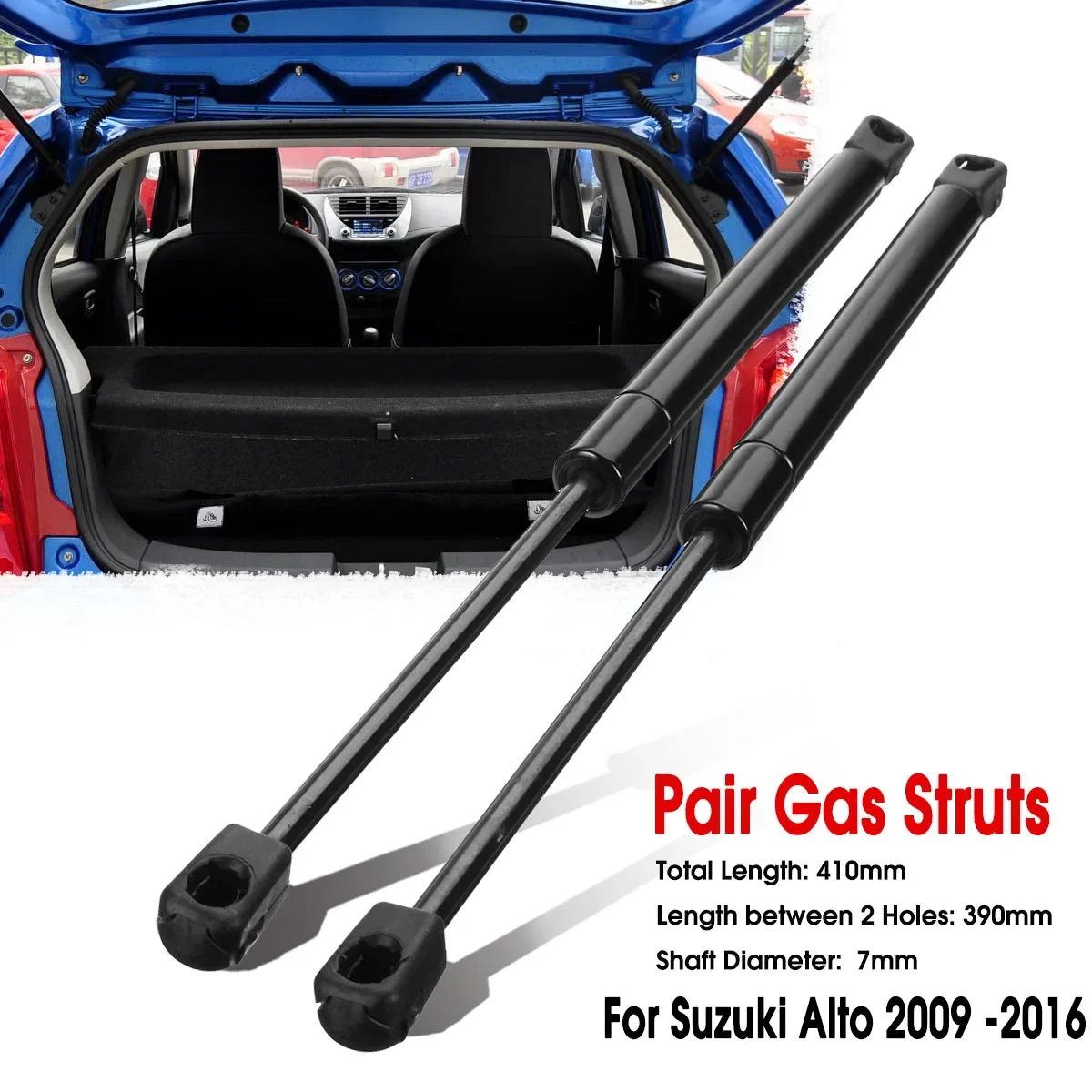 2pcs Car Rear Tailgate Boot Gas Lift Support Struts bar for Suzuki Alto HA25 HA35 2009 2010 2011 2012 2013 2014 2015 2016