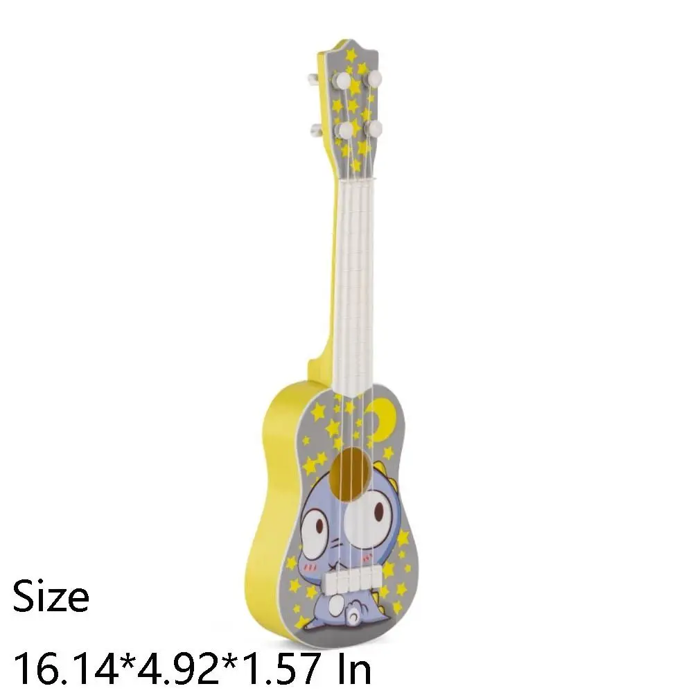 Playable Birthday Gift Rhythm Training Tools Mini Plastic Children Guitar Ukulele Beginners Guitar Toy Musical Instrument