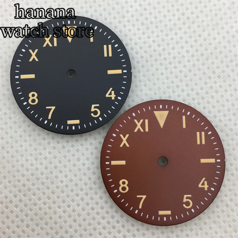 BLIGER black/brown dial with NH35 NH36 ETA 2836 2824 Miyota 8205/8215/821A Pearl DG2813/3804 movement