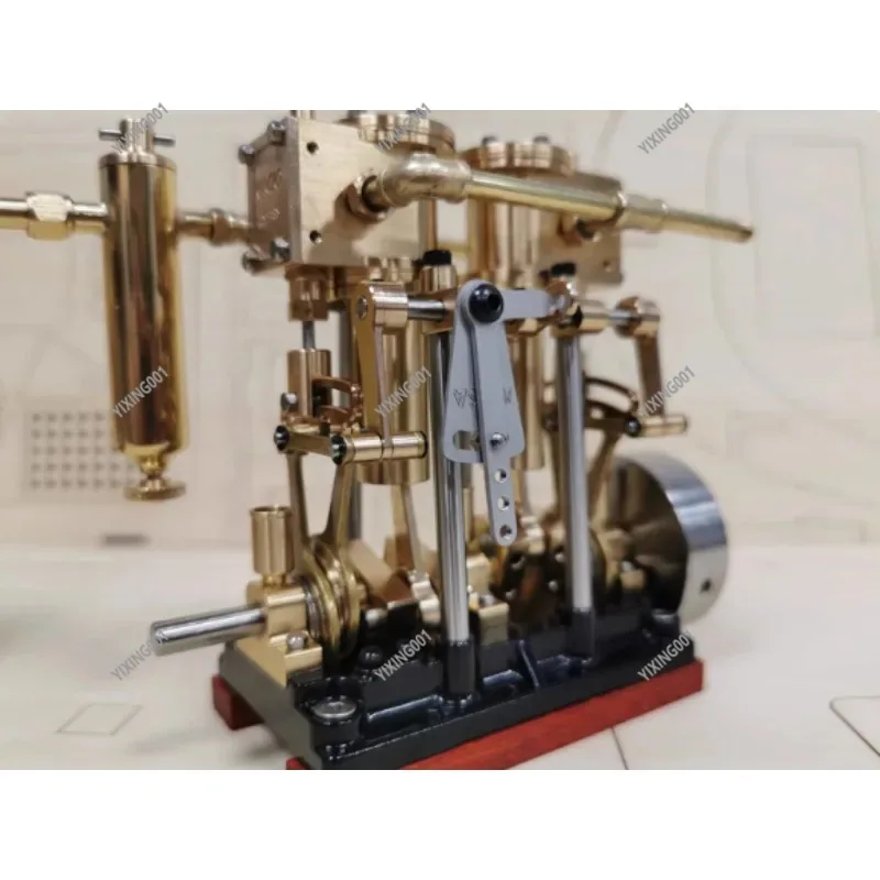 High Torque Double/Triple Cylinder Steam Engine Model Mechanical Ship Engine for Educational & Display Hobbyists Collectors