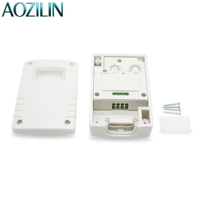 AOZILIN 10PCS IP44 Dusk To Dawn Photocell Sensor AC110V 220V Adjustable Lux Auto Day Night Light Control Switch For Outdoor Lamp