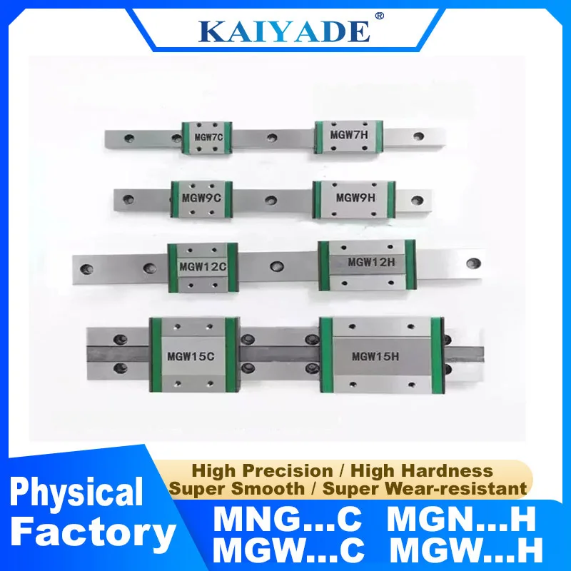 Carriage Block MGW9H MGW9C MGW12H MGW12C MGw15H MGw15C MGW7H MGW7C MGW5C for MGR9 MGR12 MGR9 Linear Guide for 3D Printer CNC
