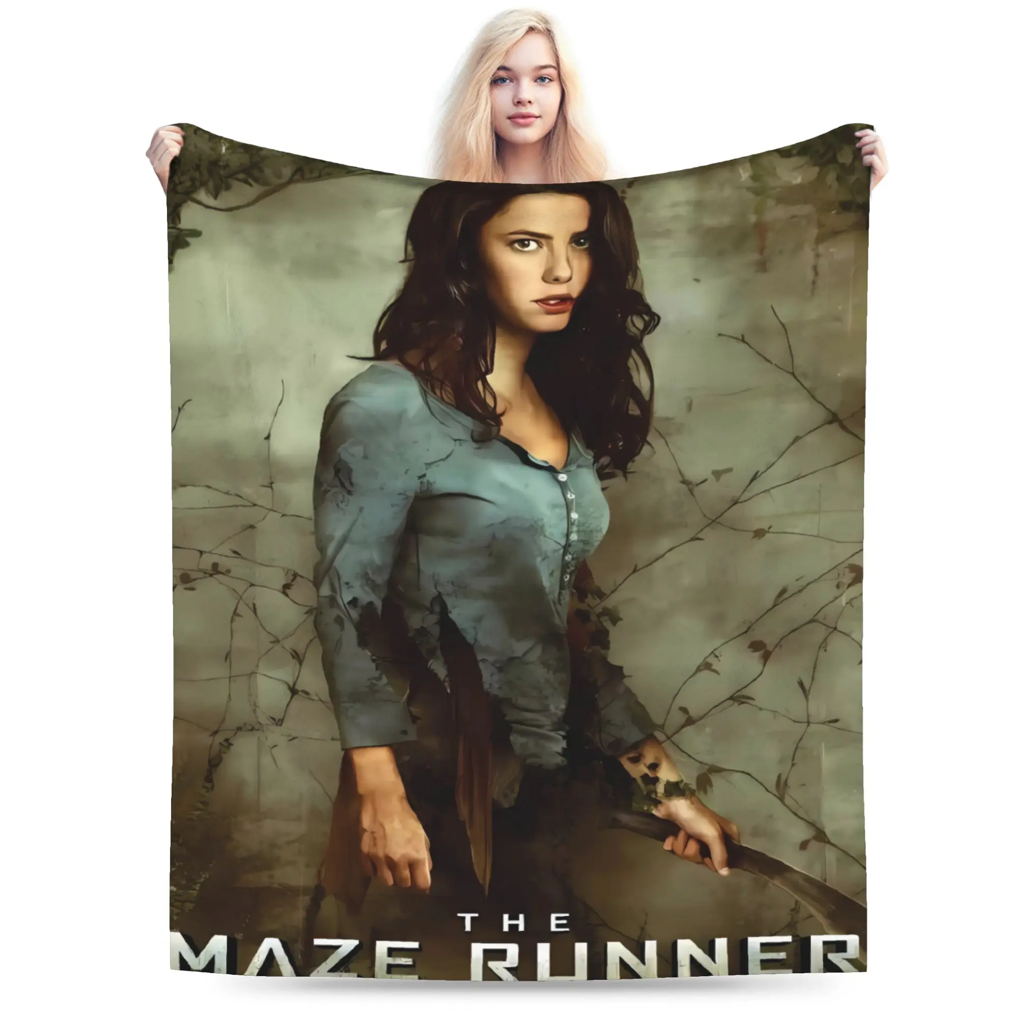The Maze Runner American Film Flannel Blanket  Super Soft Bedding Throws for Bedroom Picnic Graphic Bedspread Sofa Bed Cover
