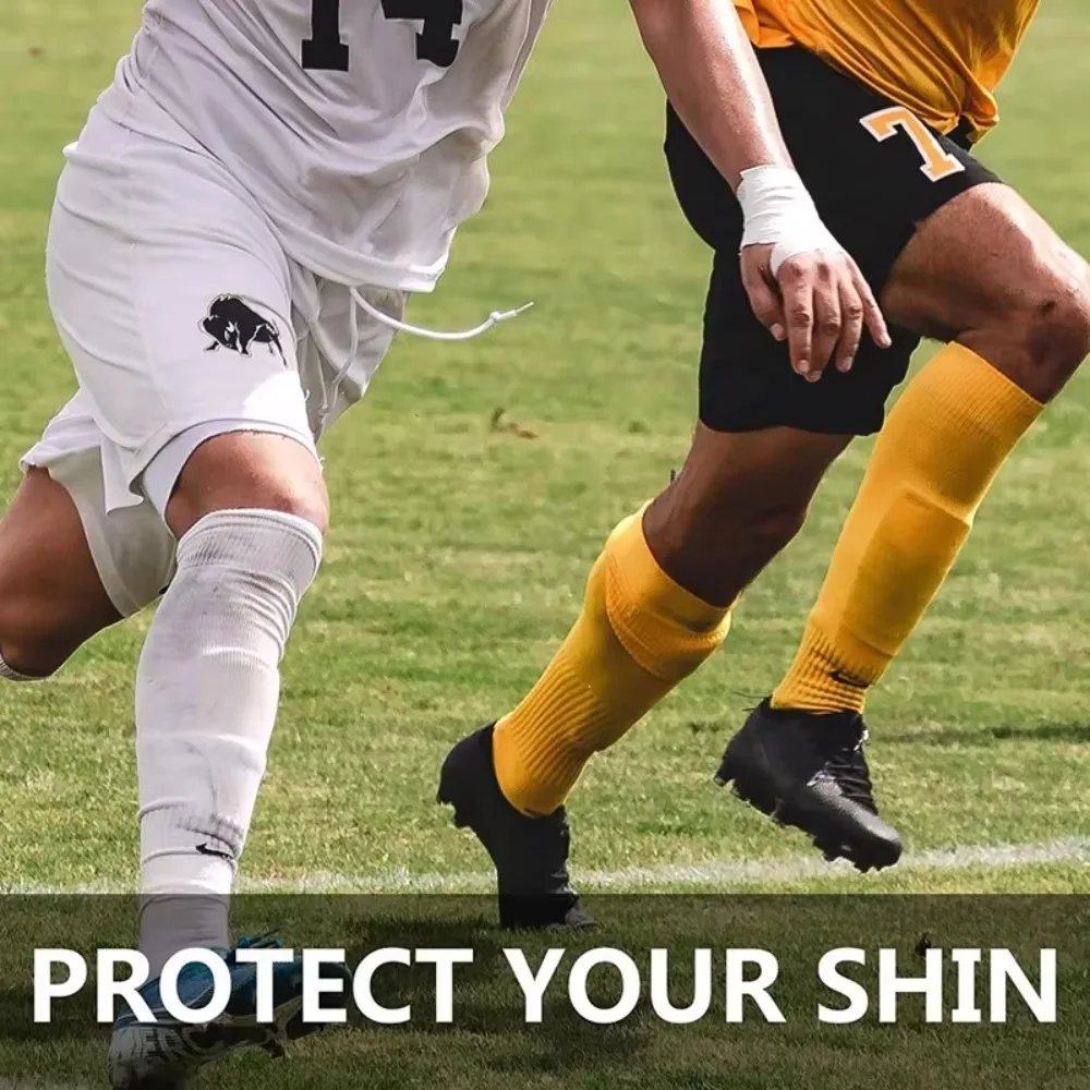 Ultralight Football Shin Holder Leg Guard Strapless Breathable Pads Soccer Shin Guards Protective Sportswear