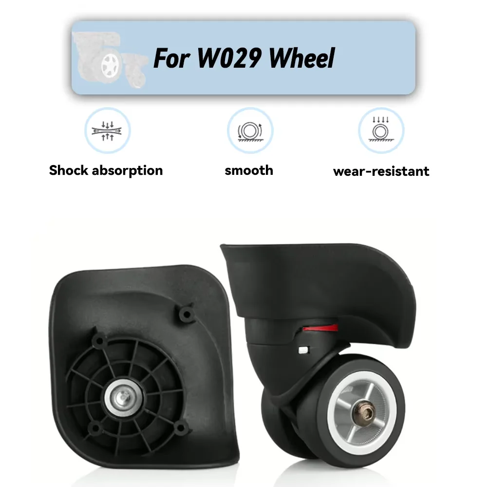 

Suitable For W029 Universal Wheel Replacement Suitcase Rotating Smooth Silent Shock Absorbing Wheel Accessories Wear-resistant