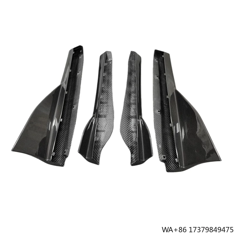 

Dry Carbon Fiber Side Bumper Extended Skirt Separator Body Kit for Mclaren 540C 570S Upgrade 600LT Style Body Kit