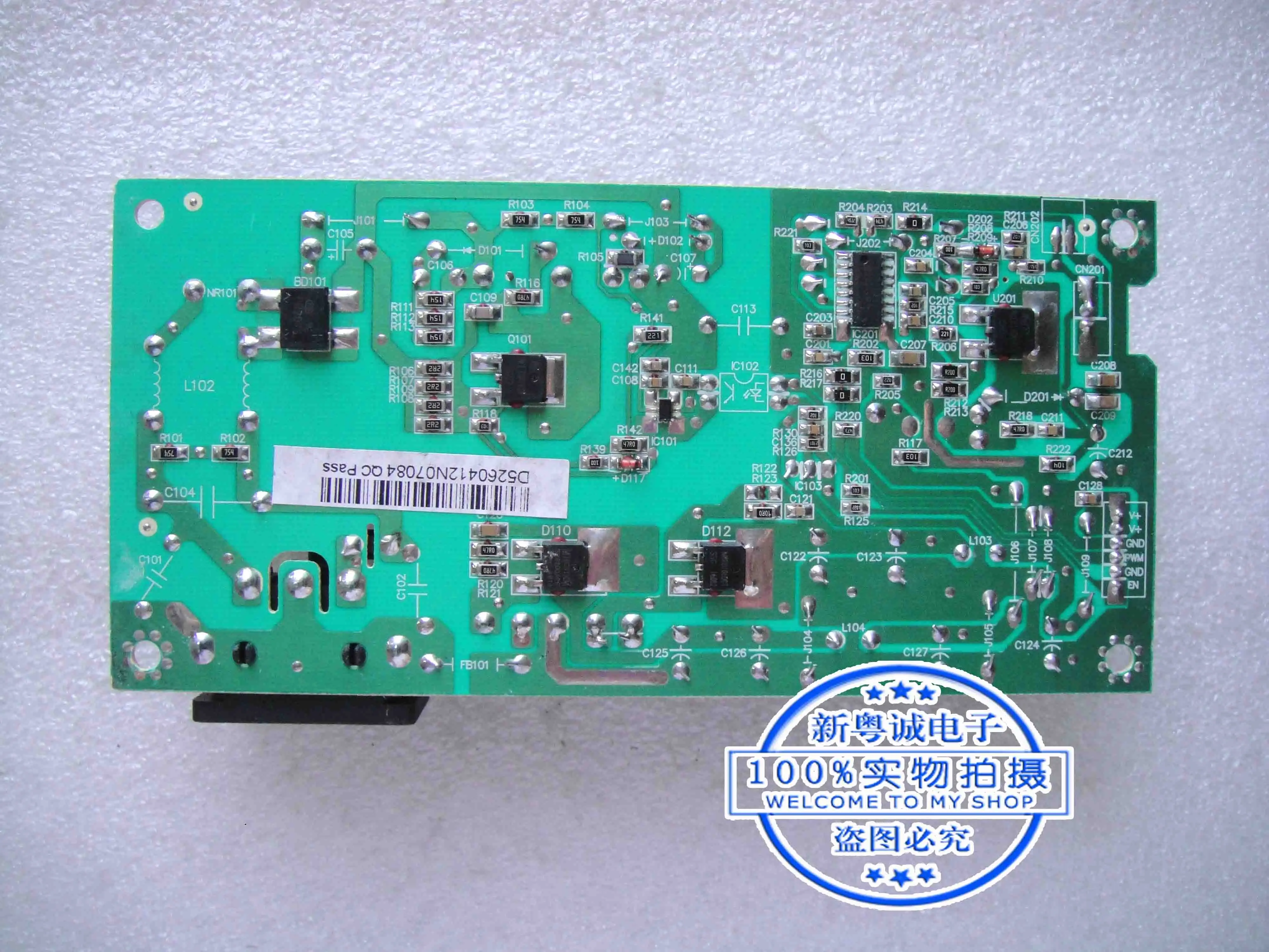 Placa da fonte de alimentação, M9982B, E919, PL73632, PN: 900-01-00206