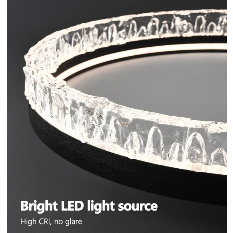 2025 الحديثة بسيطة غرفة المعيشة مصباح السقف عالية الجودة غرفة كريستال الإيطالية الحد الأدنى المصباح الرئيسي غرفة نوم رئيسية ضوء السقف