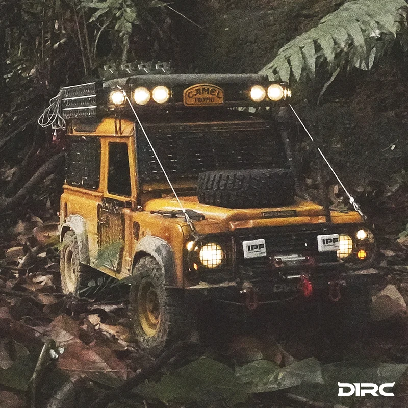 D1RC D90 Defender Camel Trophy 1/10 Rc Crawler Metal Rc Crawler.