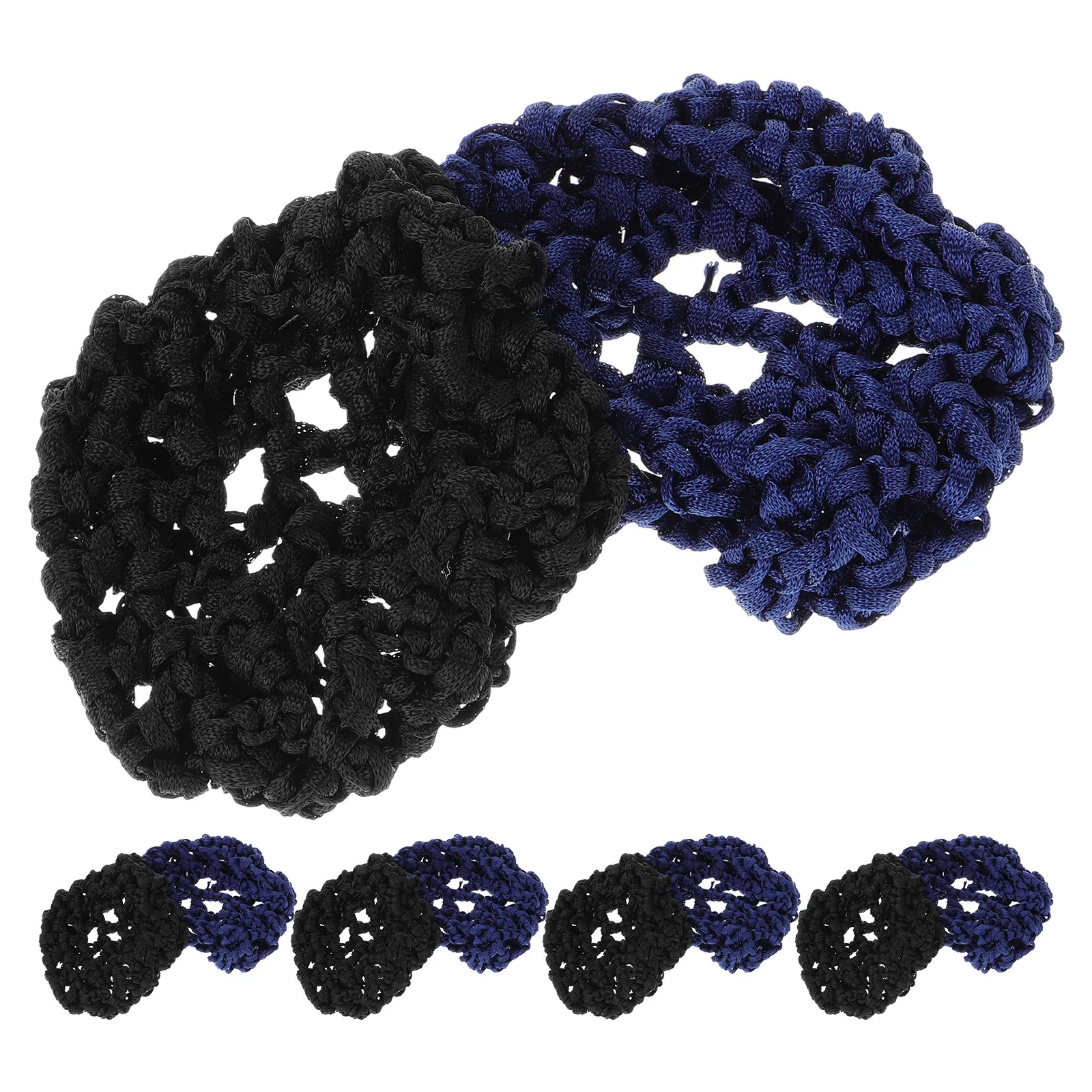 

10pcs Bun Hair Net Cover Thickened Mesh Holder For Women Girls Hair Accessories Secure Fit Nurses Ballet Dance Work Wear
