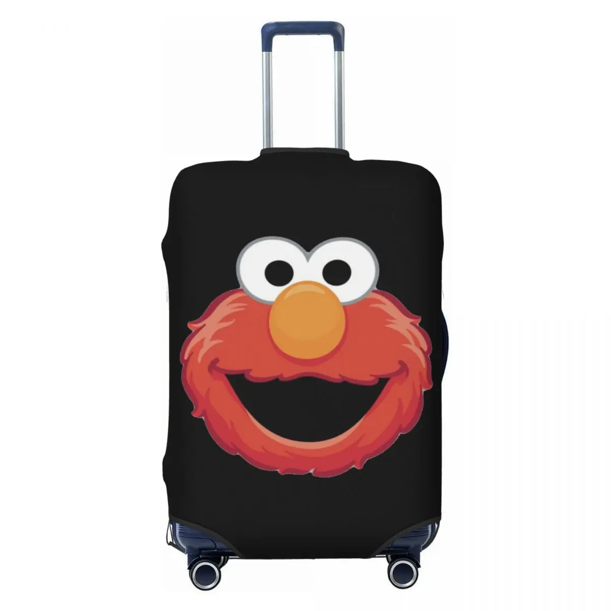 

Custom Cookie Monster ELMO Suitcase Cover Dust Proof Luggage Covers Protector for 18-32 inch
