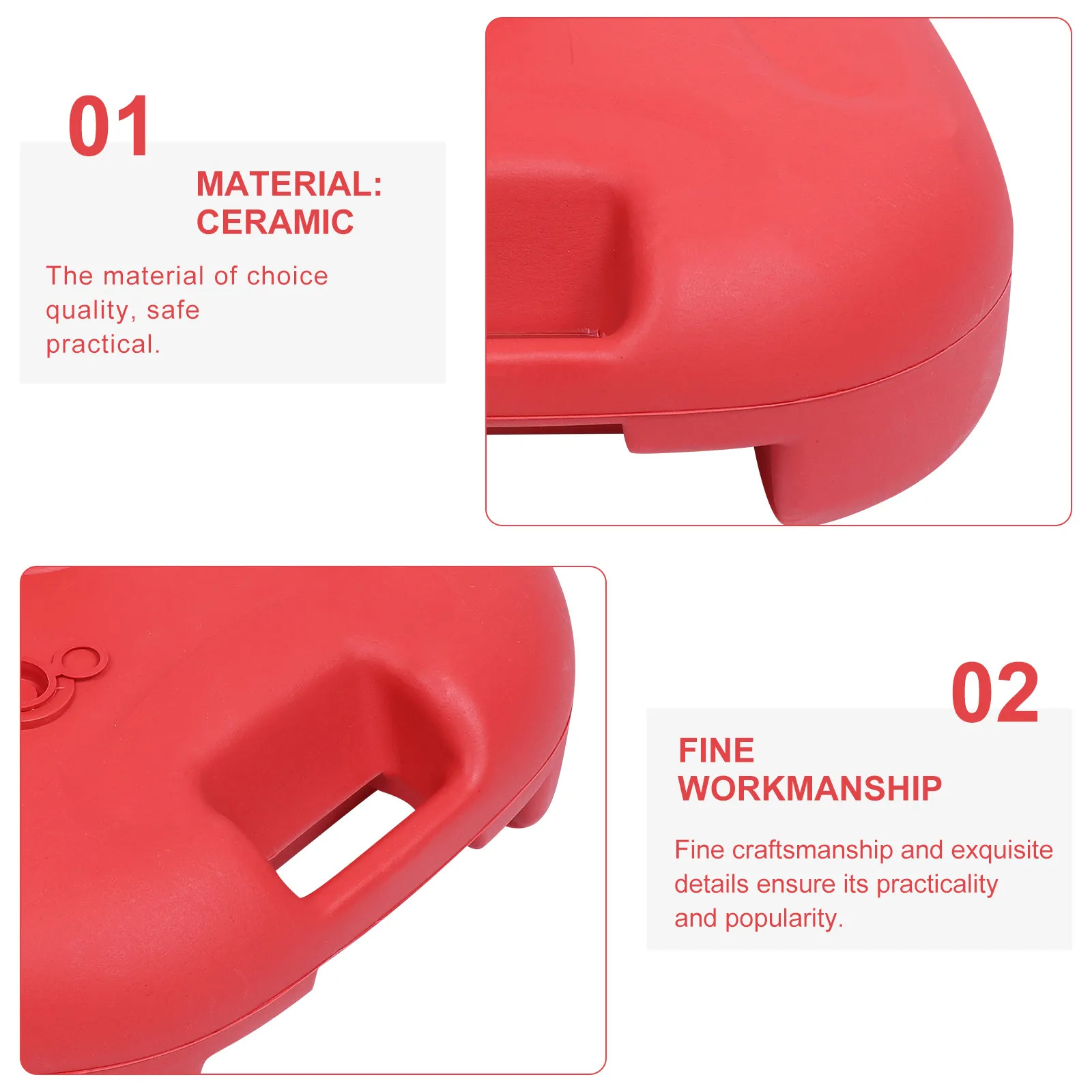 

20L Red Water Fillable Umbrella Base Stand, Heavy Duty Parasol Ground Stake for Patio Beach Garden, Outdoor Shelter Accessories