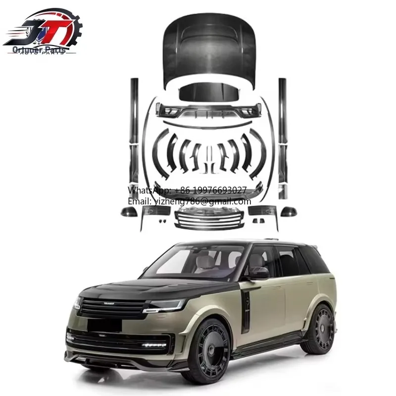 JT New Ortuner M Style Body Kit For 2023+ Carbon Fiber Front Bumper Lip Exhaust Cutouts Screw-On Bolts