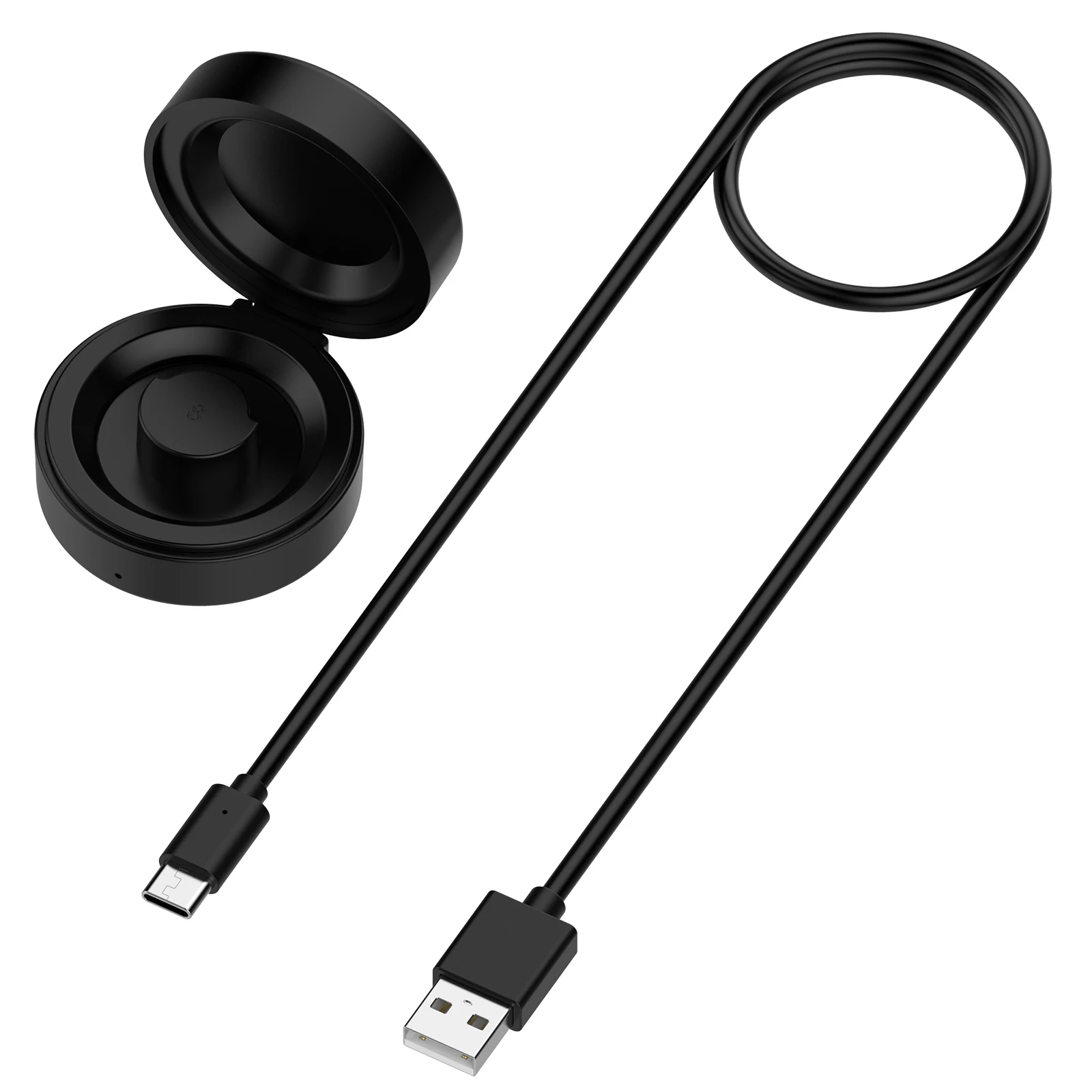 Portable Charging Case for OURA Ring Gen 3 Smart Ring Charger Base Travel Storage Box Protective Shell with Type C Port