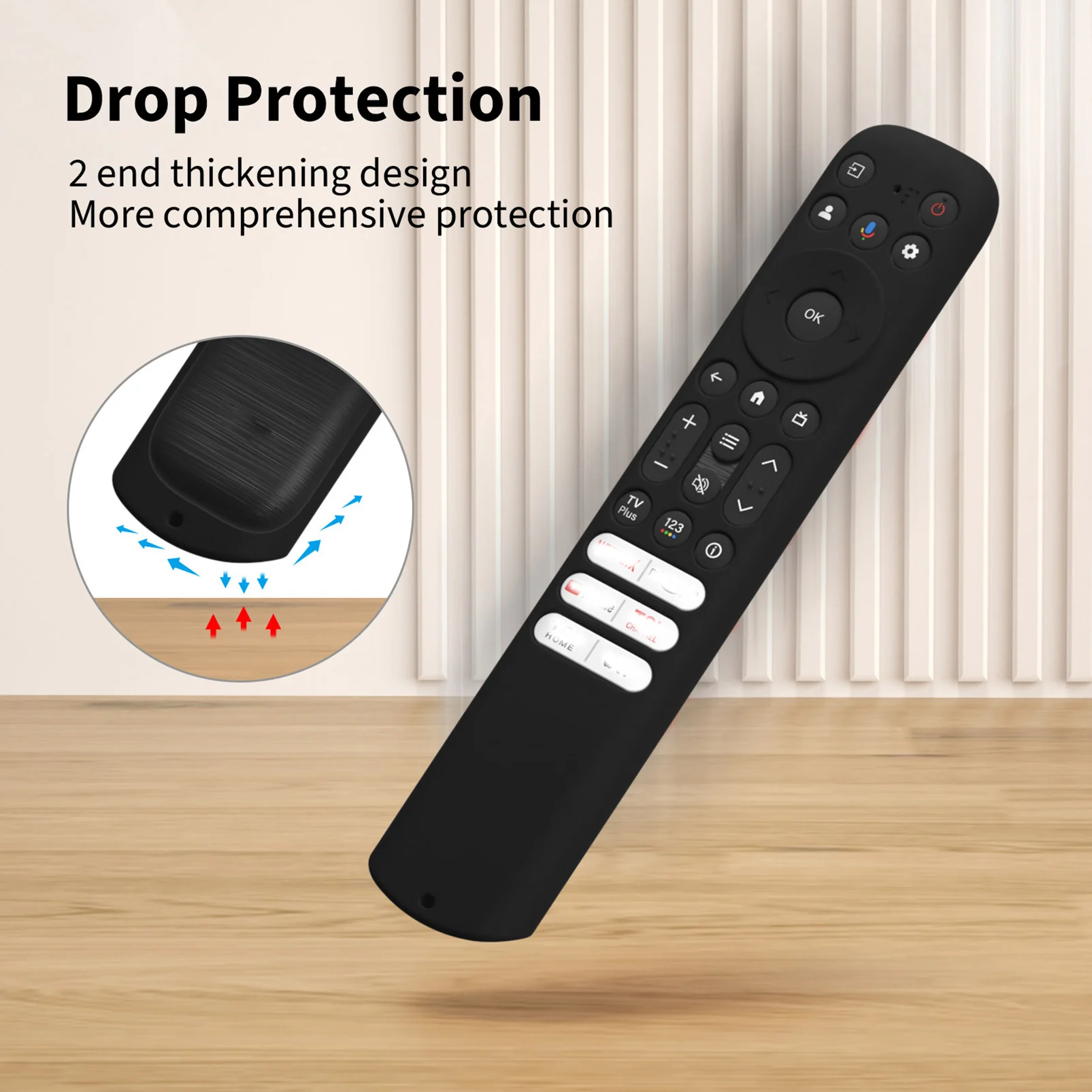 Silicone Remote Controller Case Smart TV Protective Cover Sleeve for TCL RC813 FMB1/RC923 FMB3/RC902V FMR1 FMR4 FMR5