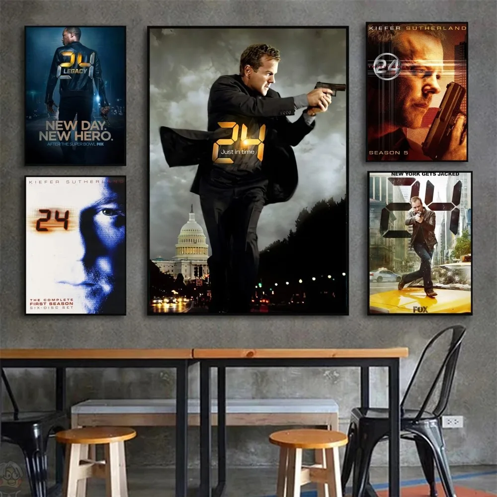 American TV 24 Poster Wall Art Home Decor Room Decor Digital Painting Living Room Restaurant Kitchen Art