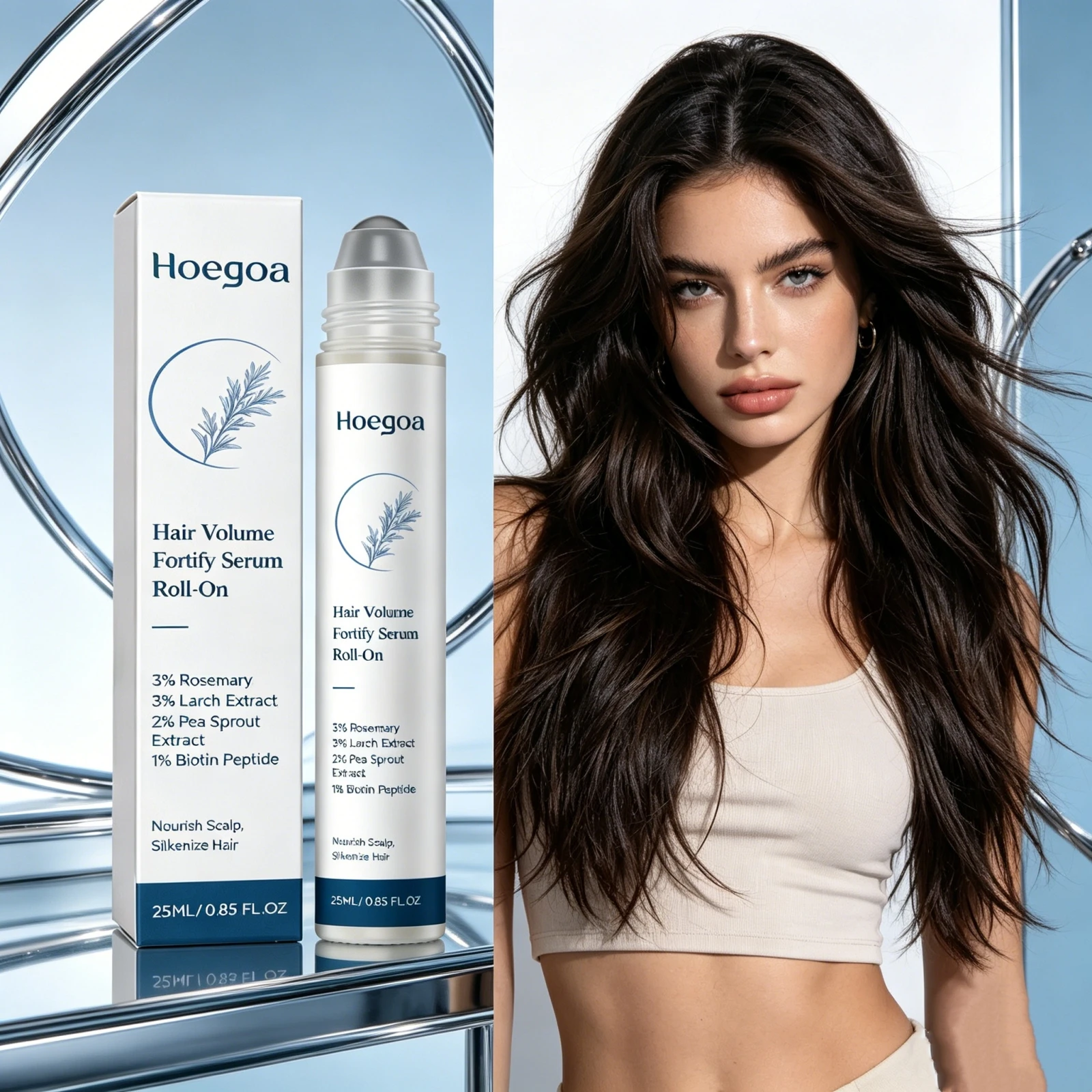 Hair Strengthening Roll On Serum Scalp Nourishing Repair Damaged Root Anti Shedding Boost Fast Growth Thicker Fuller Hair Serum