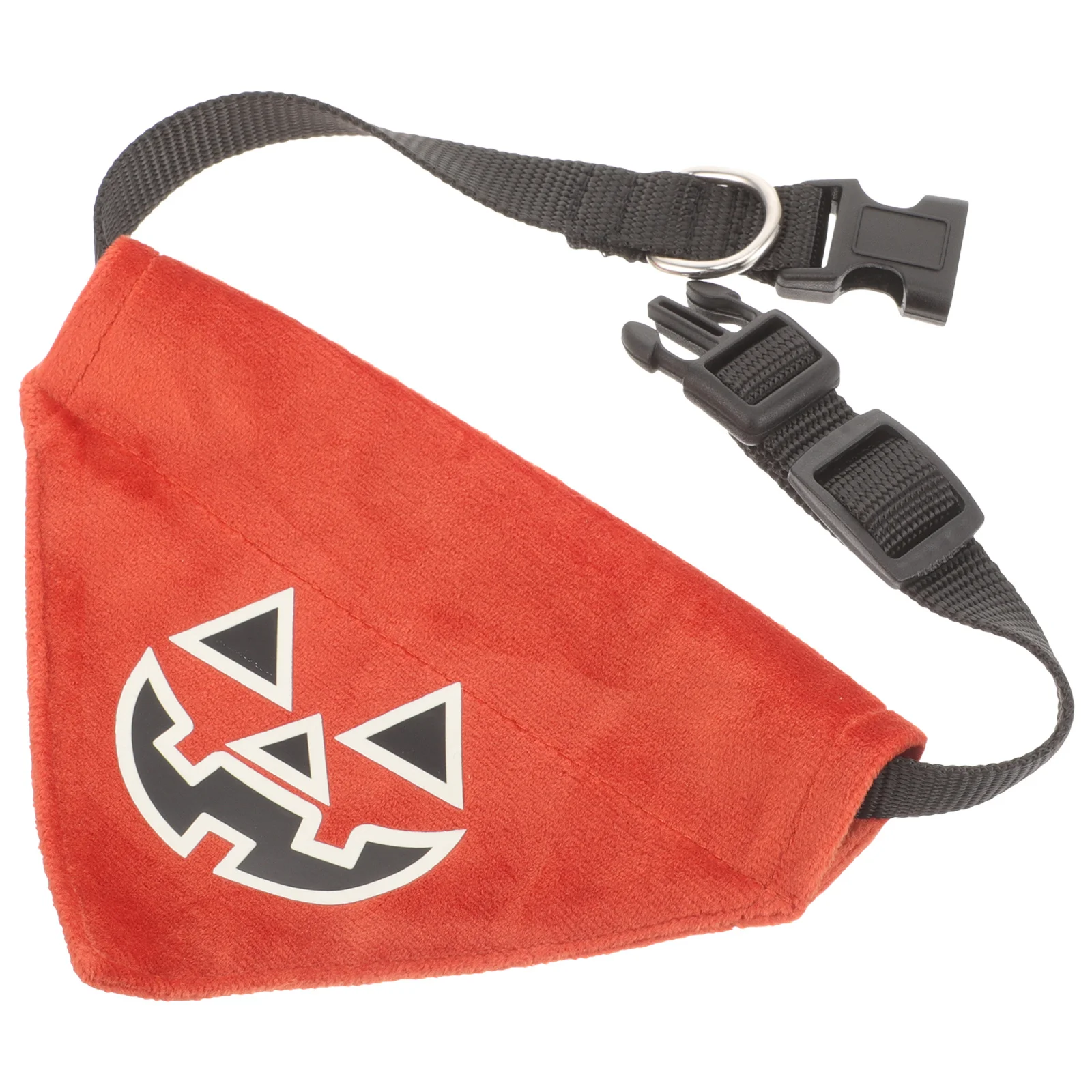 

Halloween Glow in The Dark Pet Bandana Lint Triangle Dog Scarf Comfortable Festival Party Photo Props Supplies